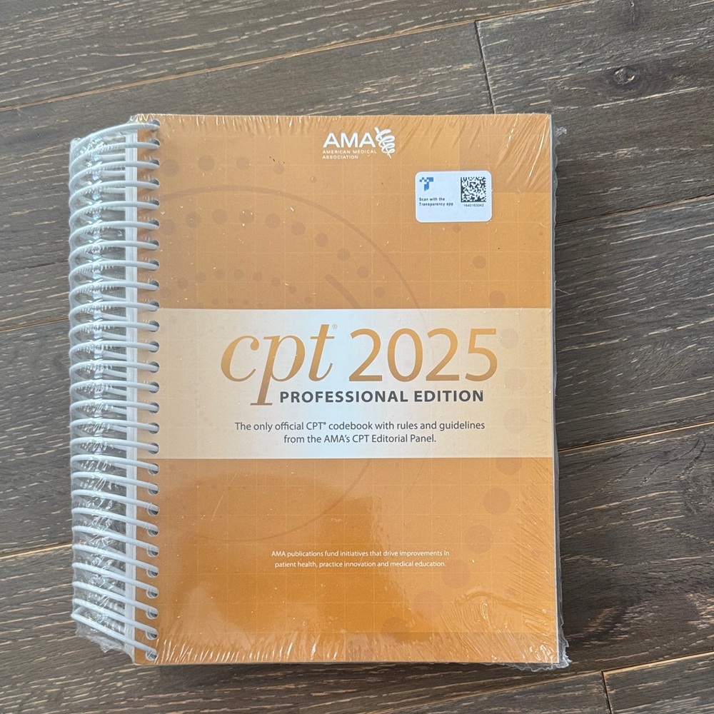 CPT 2025 Professional Edition Codebook - Orange